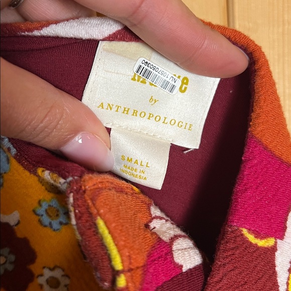 MAEVE x Anthropologie Button Front Cutout Midi skirt - Picture 5 of 7